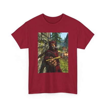 Khajiit Smoking Blunt In Skyrim Tee