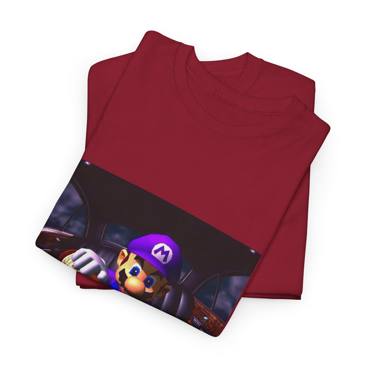 Waluigi Pouring Purple Drank In Limo Tee