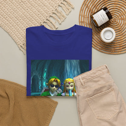 Link And Zelda Hitting The Stash