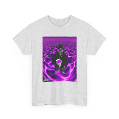 Spider-Hoodie With Purple Swirls Tee