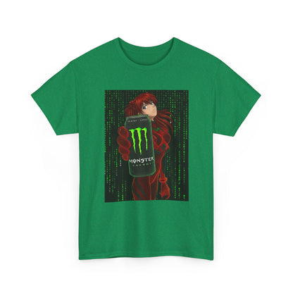 Asuka Wireframe Holding Monster Can