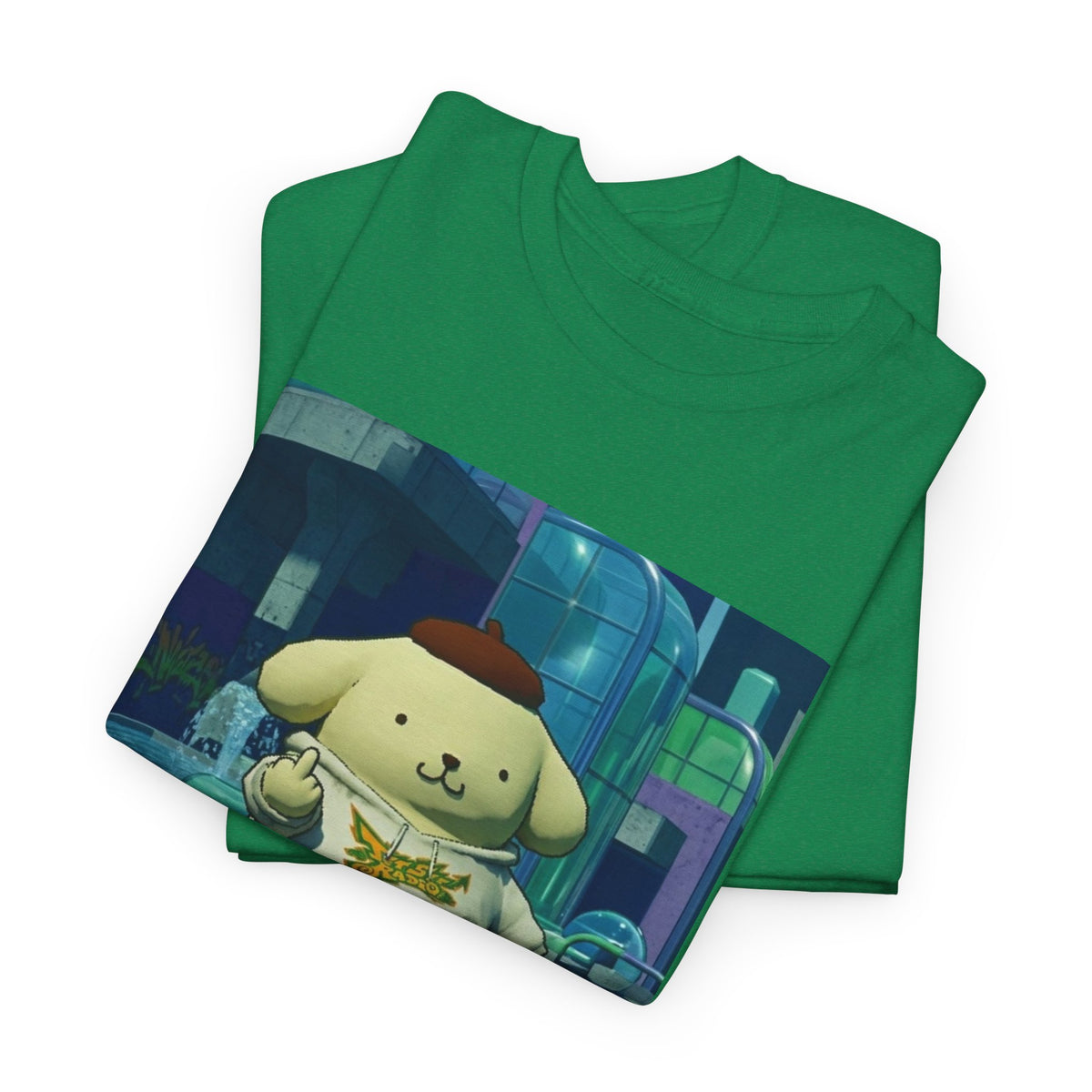 Pompompurin Skates and Flips The Bird