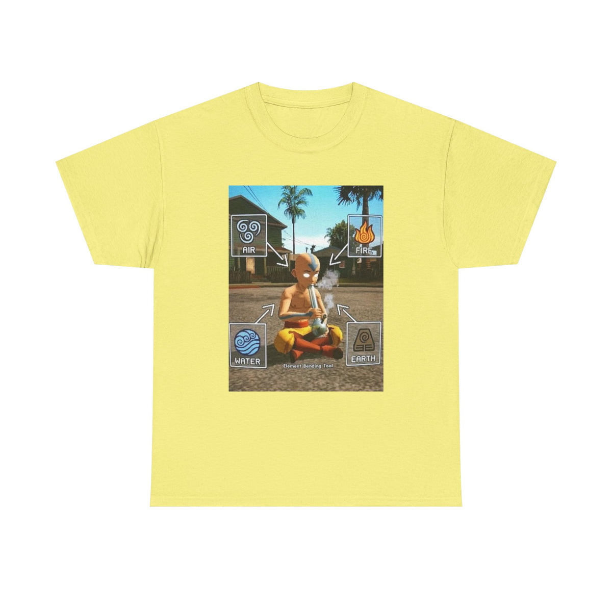 Aang Smoking On The Street Tee