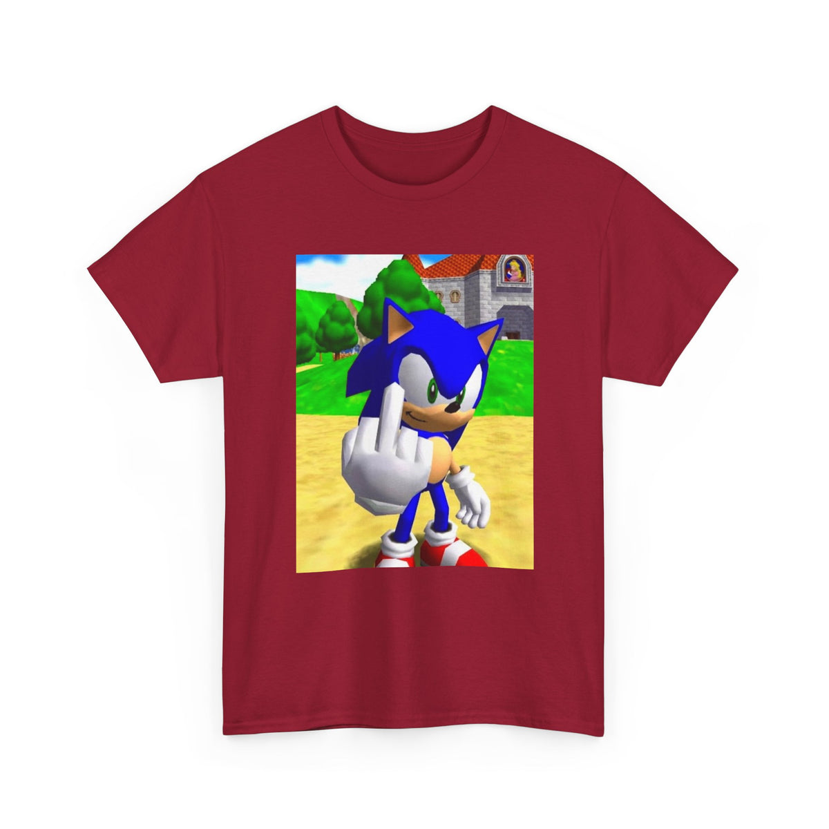 Sonic Flipping The Bird Tee
