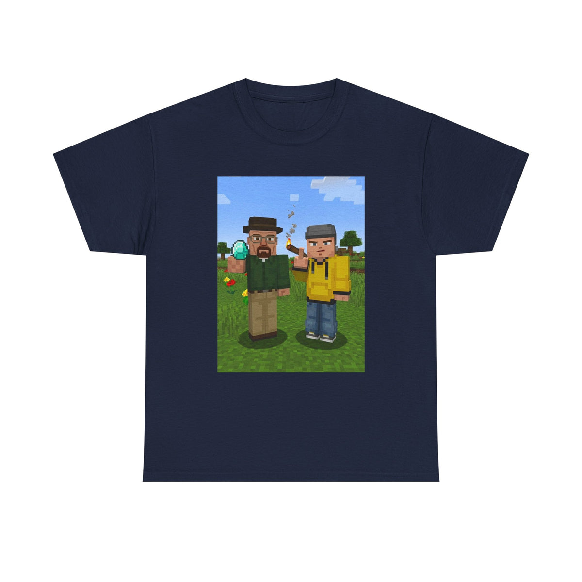 Blocky Chemist And Apprentice Smoking