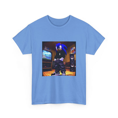 Sonic Drip Posing In A Retro Room
