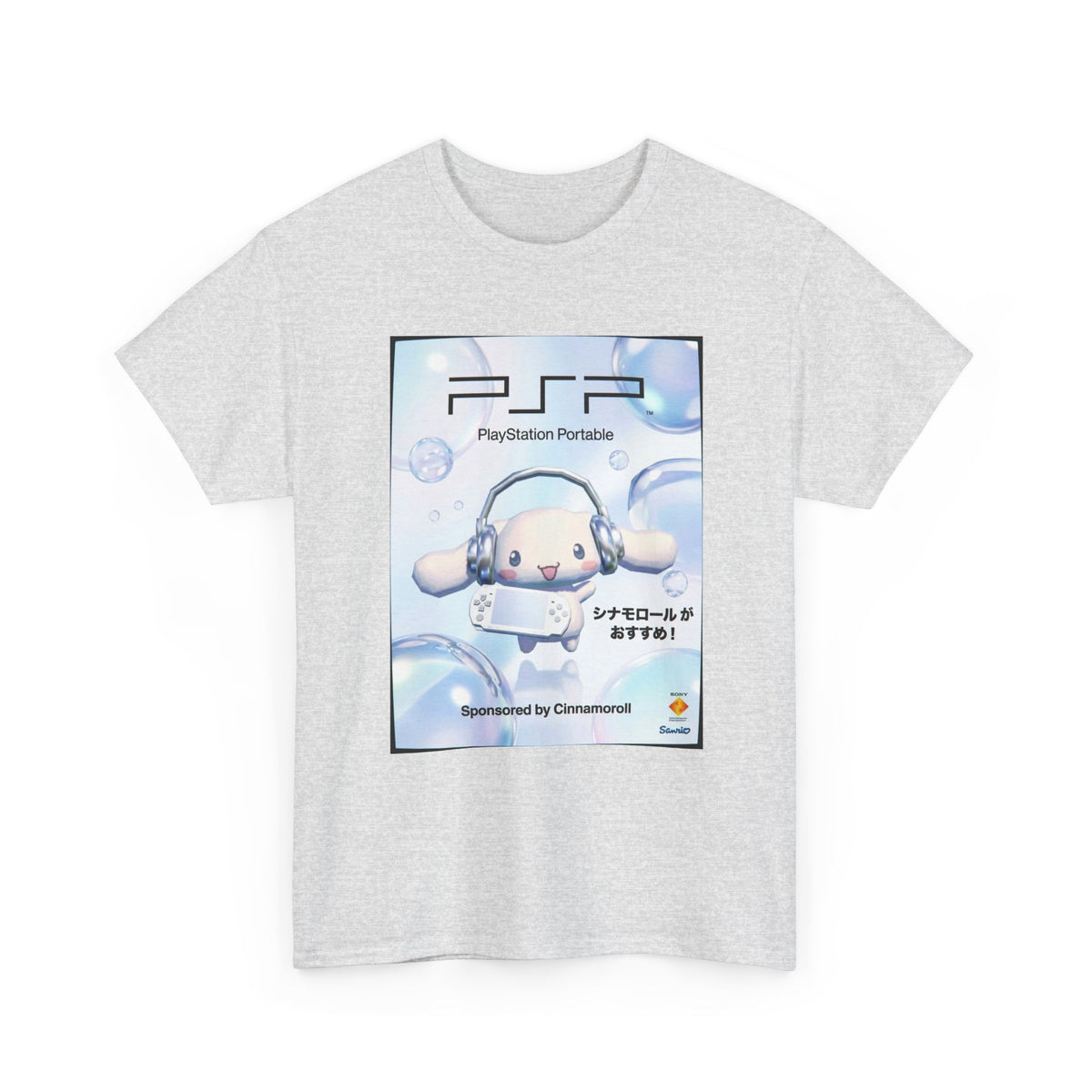 Cinnamoroll Gaming With A PlayStation Portable