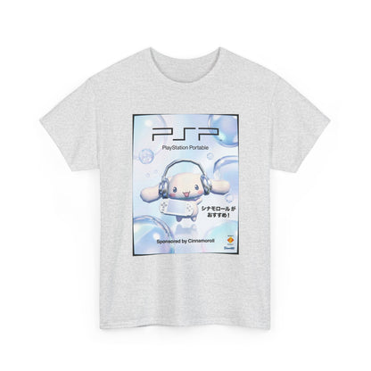 Cinnamoroll Gaming With A PlayStation Portable