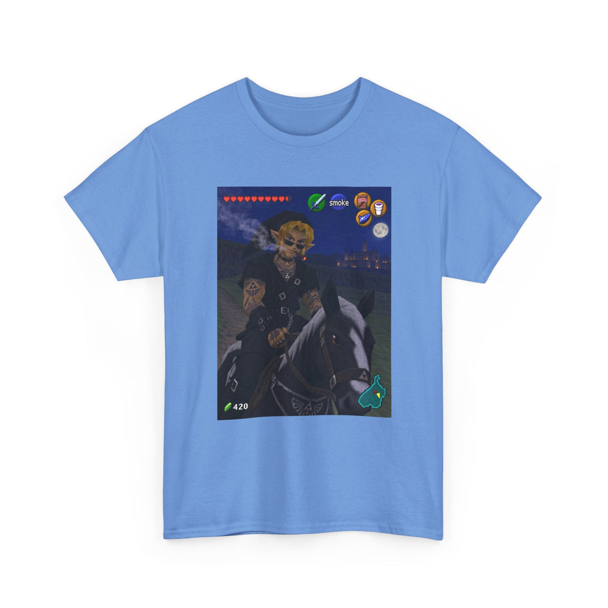 Goth Link Smoking On Epona