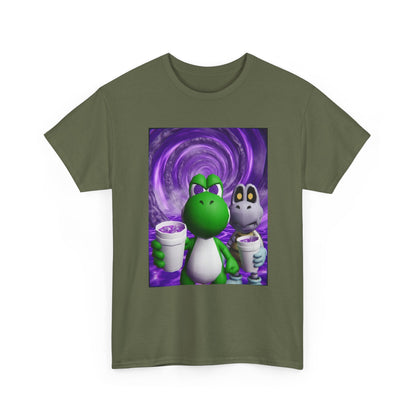 Yoshi And Dry Bones Sippin' Purple