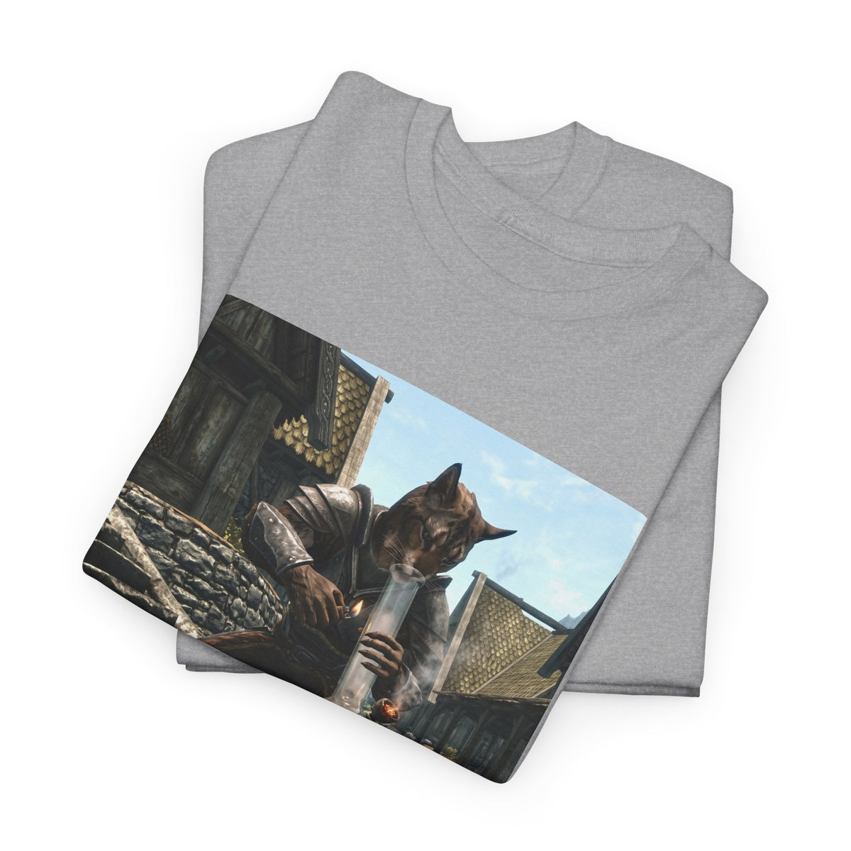 Neon Haze Horizon Graphic Tee