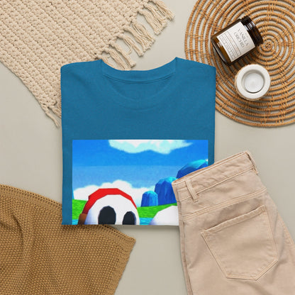 Shy Guy And Boo Flipping The Bird Tee