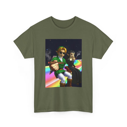 Link And Dark Zelda Smoking Blunts