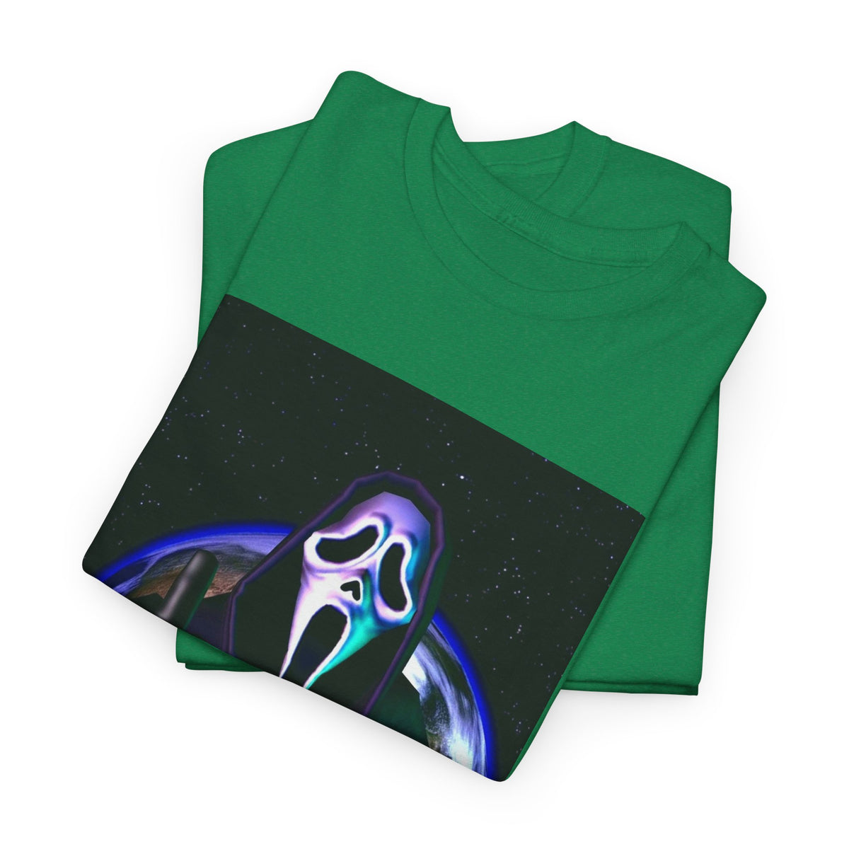 Ghostface Flipping Off The Earth Tee