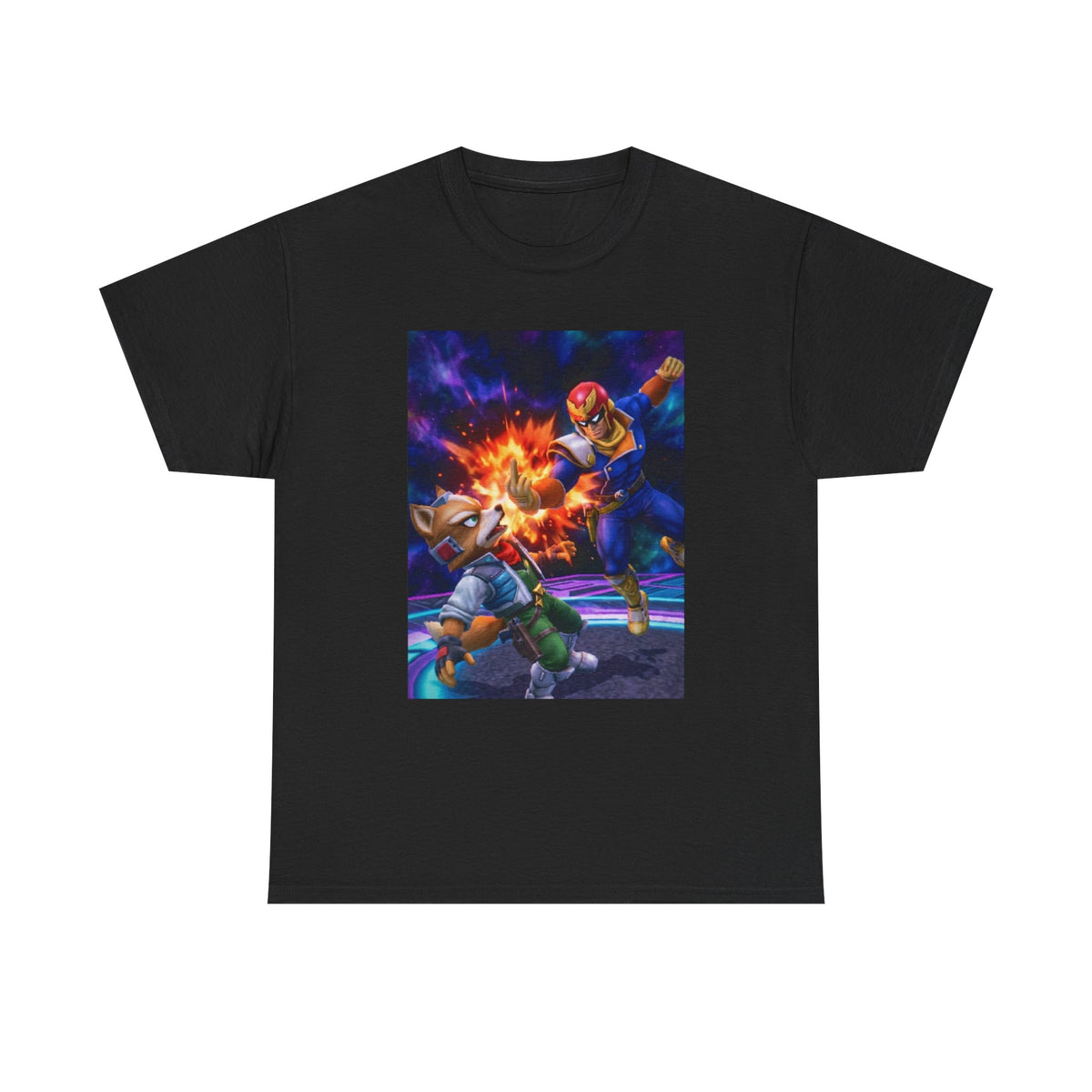 Falcon Punch Fox Flipping The Bird Tee