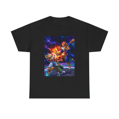 Falcon Punch Fox Flipping The Bird Tee