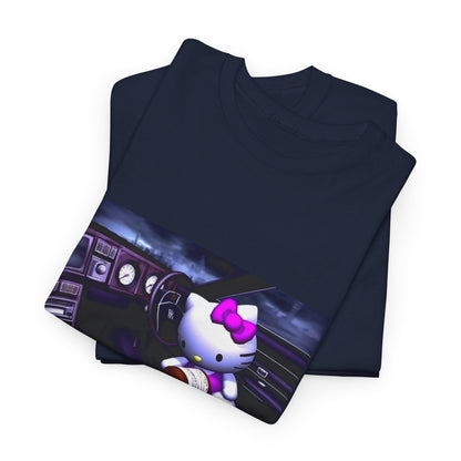 Hello Kitty Pours Lean In Car Tee