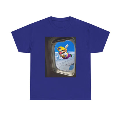 Wario Giving The Finger On A Plane Tee