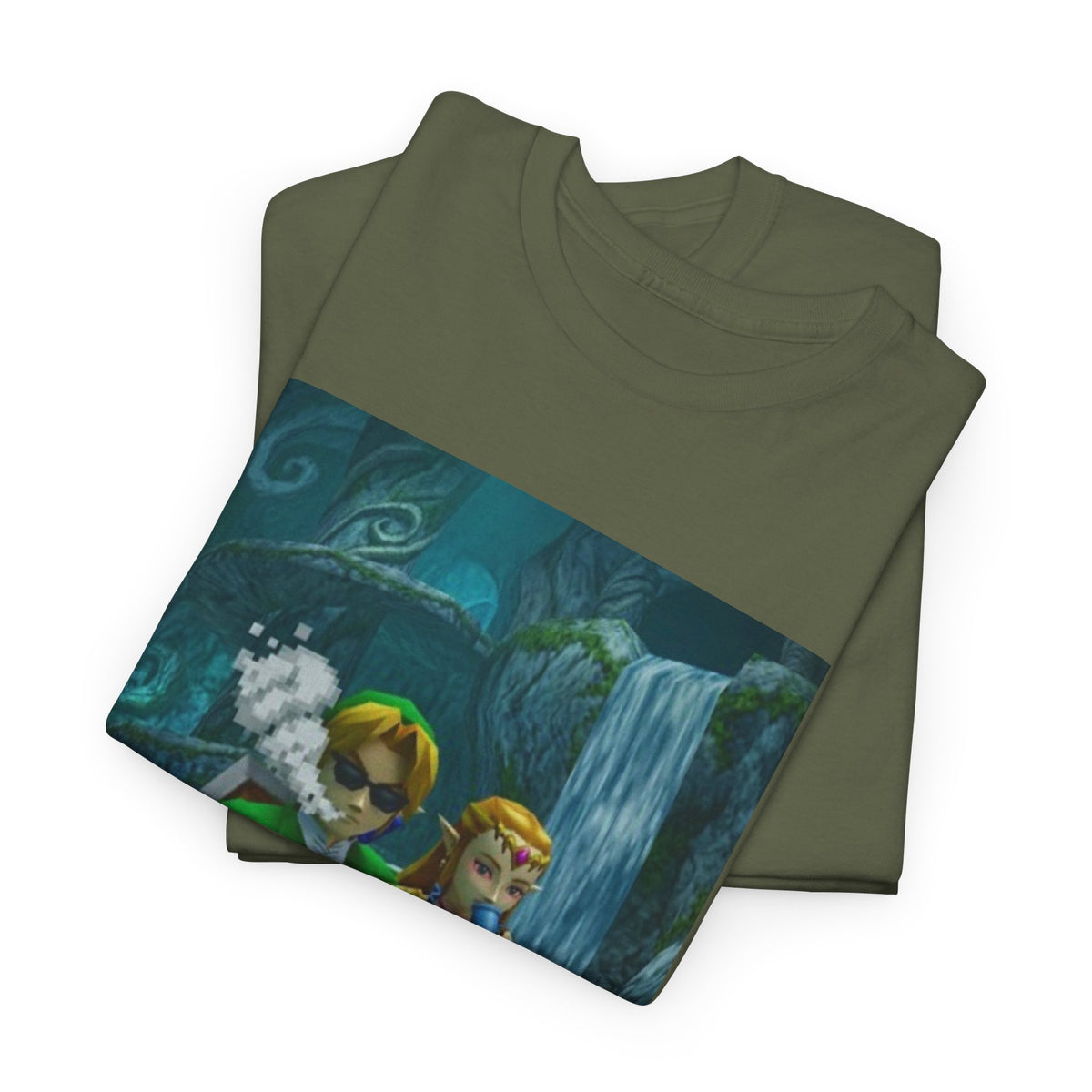 Link And Zelda Chilling In Hyrule