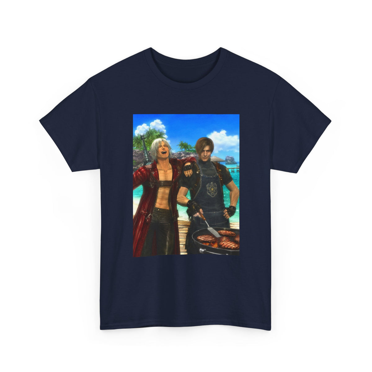 Dante and Leon Grilling Island Burgers Tee
