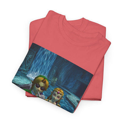 Link and Zelda Chilling and Smoking