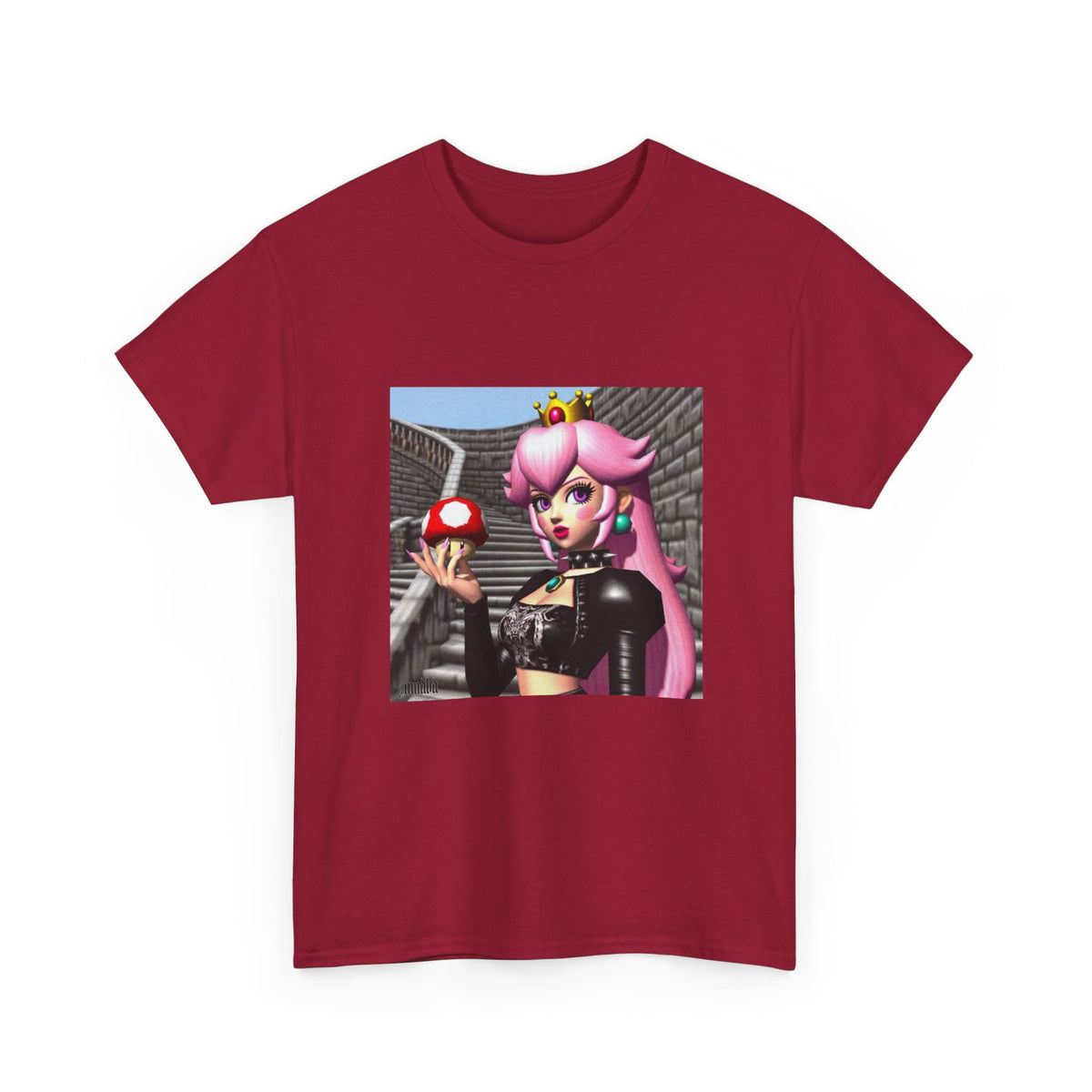Gothic Princess Peach With Mushroom Tee