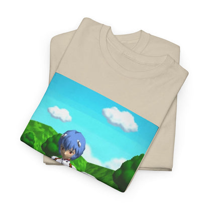 Rei Ayanami Gaming with Cinnamoroll Tee