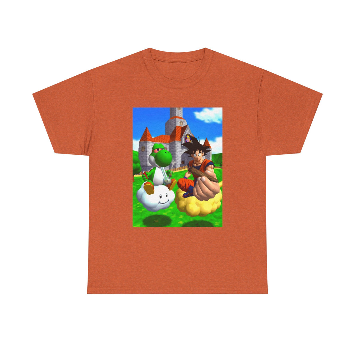 Yoshi And Goku Sharing A Smoke Tee