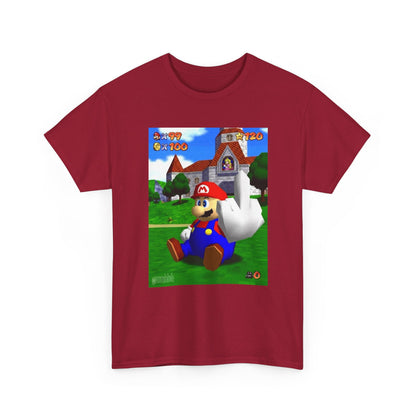 Mario Giving The Finger At Peach's Castle
