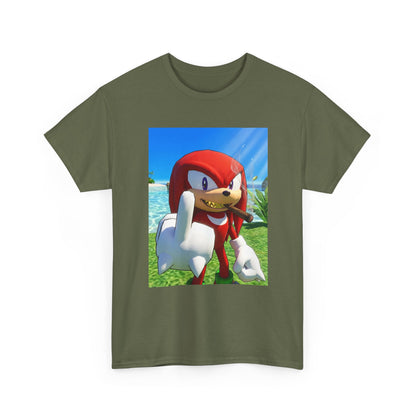 Knuckles Smoking Cigar On Tropical Beach