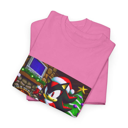 Shadow The Hedgehog Christmas Drip Tee