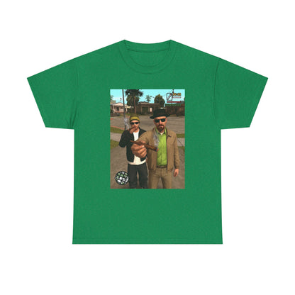 Heisenberg And Jesse Breaking Bad Grand Theft Auto Blunts Tee