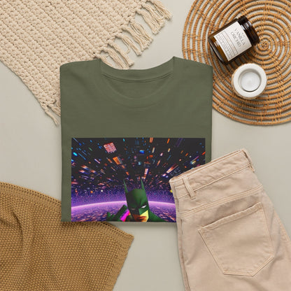 Batman Flips Off Reality On Psychedelic Tee