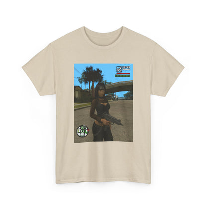 Anime Assassin Girl Holding Gun Tee