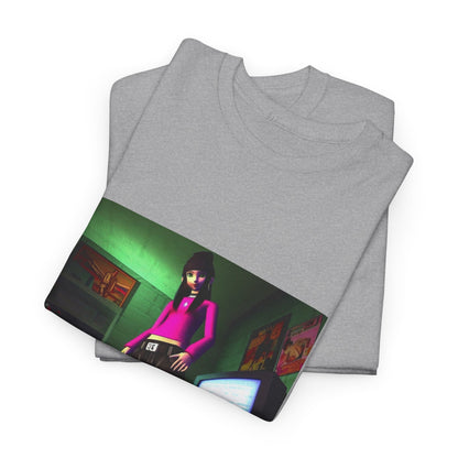 Y2K Vibe Girl In Her Room Tee