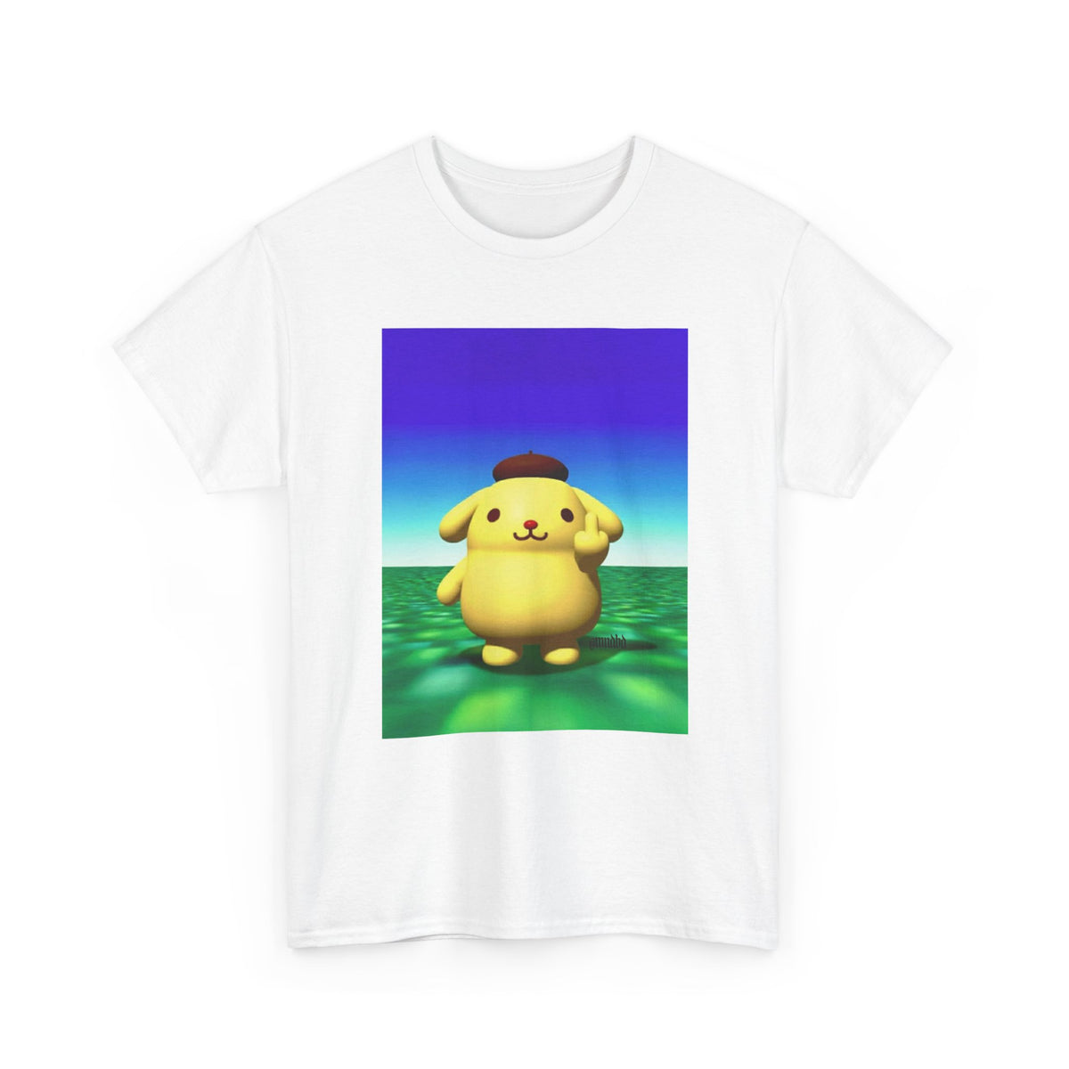 Pompompurin Flipping The Bird Tee