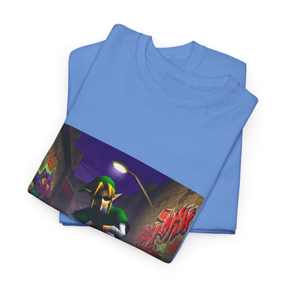 Skater Elf Smoking In Alleyway Tee
