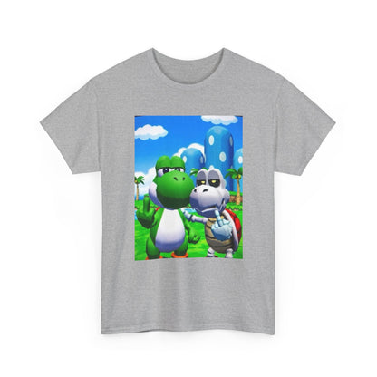 Yoshi And Dry Bones Flipping Off Tee (Design 7)