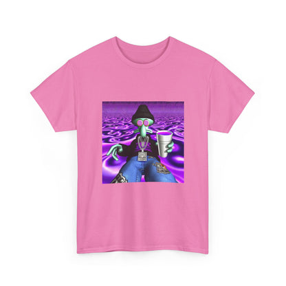 Squidward Sipping Lean In A Purple Haze