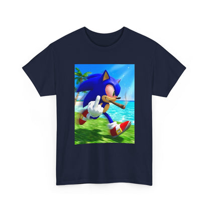 Stoned Sonic Giving The Finger Tee