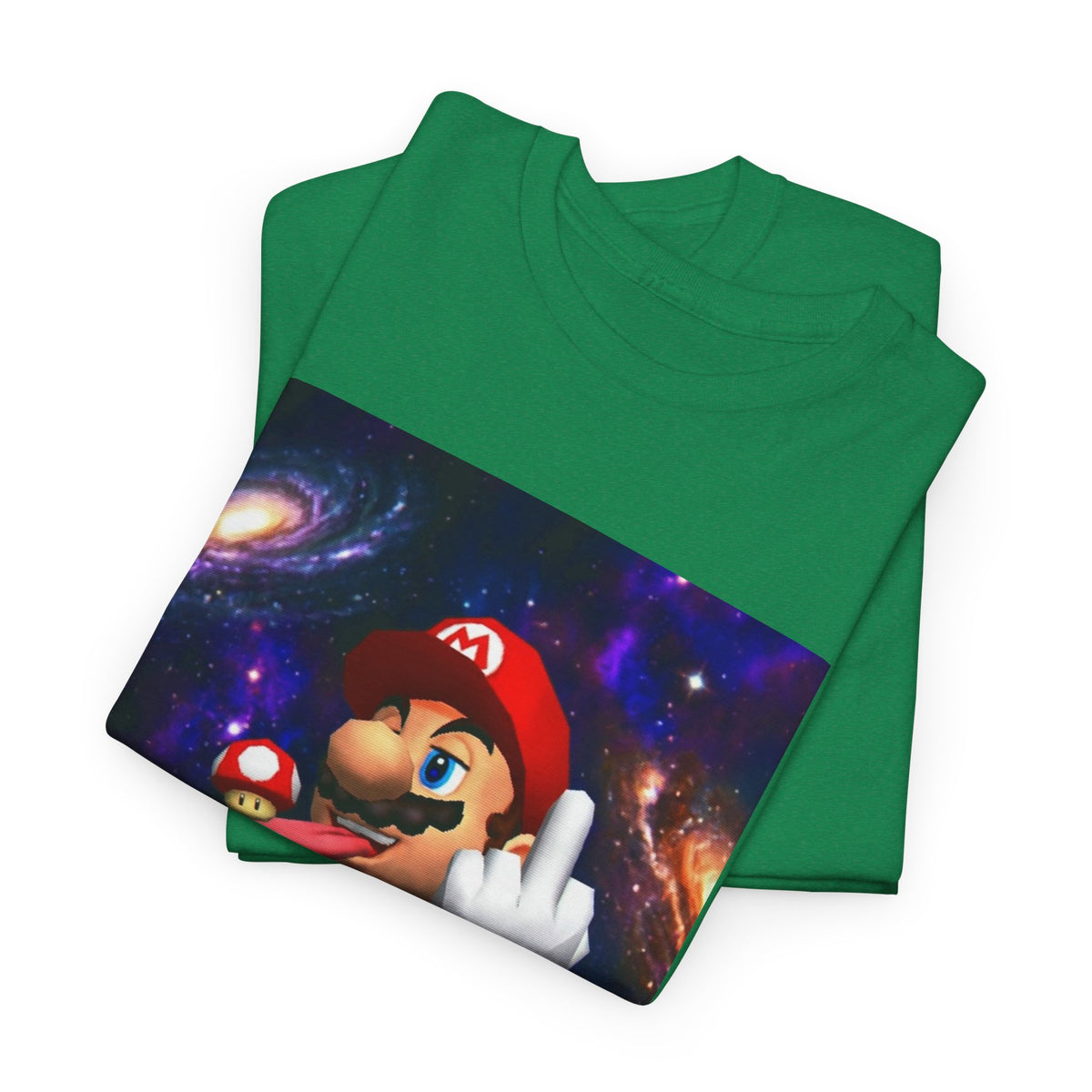Mushroom-Tripping Plumber Gives The Finger Tee