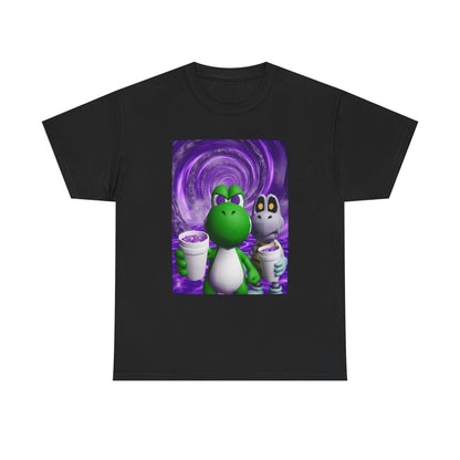 Yoshi And Dry Bones Sippin' Purple