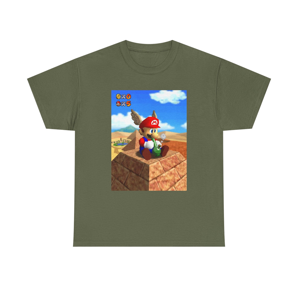 Wing Cap Mario Enjoying The Desert View Tee