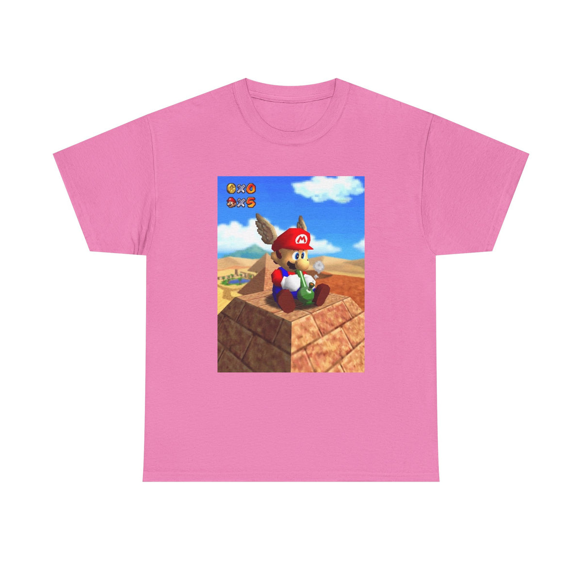 Wing Cap Mario Enjoying The Desert View Tee
