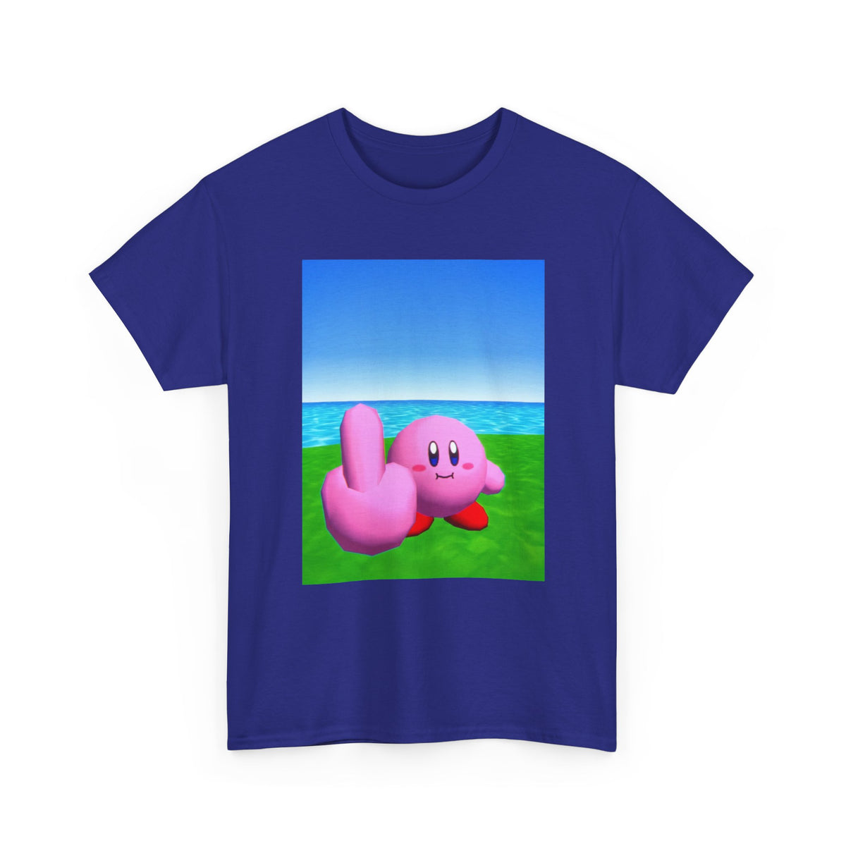 Kirby Flipping The Bird Tee (Design 2)