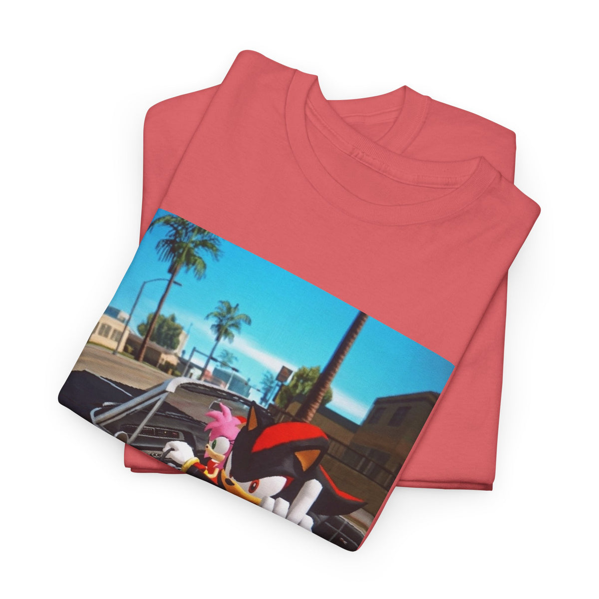 Shadow The Hedgehog Driving With Attitude Tee