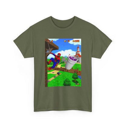 Spiderman Swinging With A Lean Cup Tee