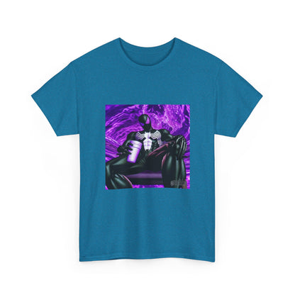 Symbiote Spider-Man Chilling with Lean Tee