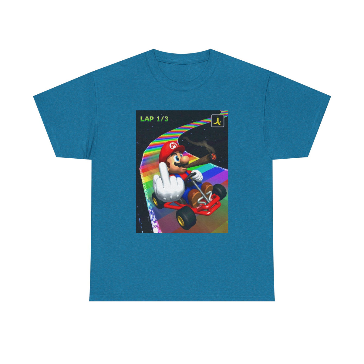 Mario Karting, Blazing, And Flipping The Bird Tee