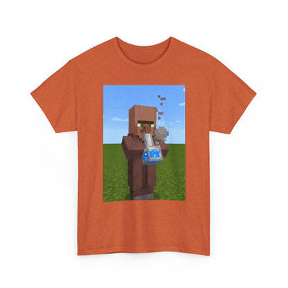 Villager Enjoying A Blocky Bong Hit